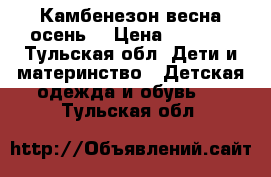 Камбенезон весна осень  › Цена ­ 1 100 - Тульская обл. Дети и материнство » Детская одежда и обувь   . Тульская обл.